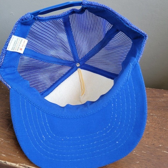 Vtg Walker Advantage Muffler Snapback Mesh Trucker Hat Cap 1980s Automotive 80's - Picture 6 of 9